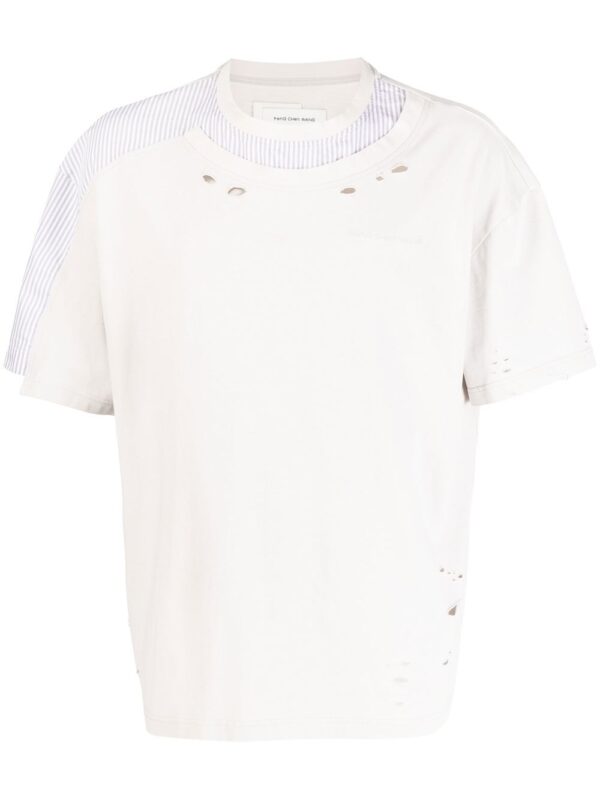chest logo-print detail T-shirt