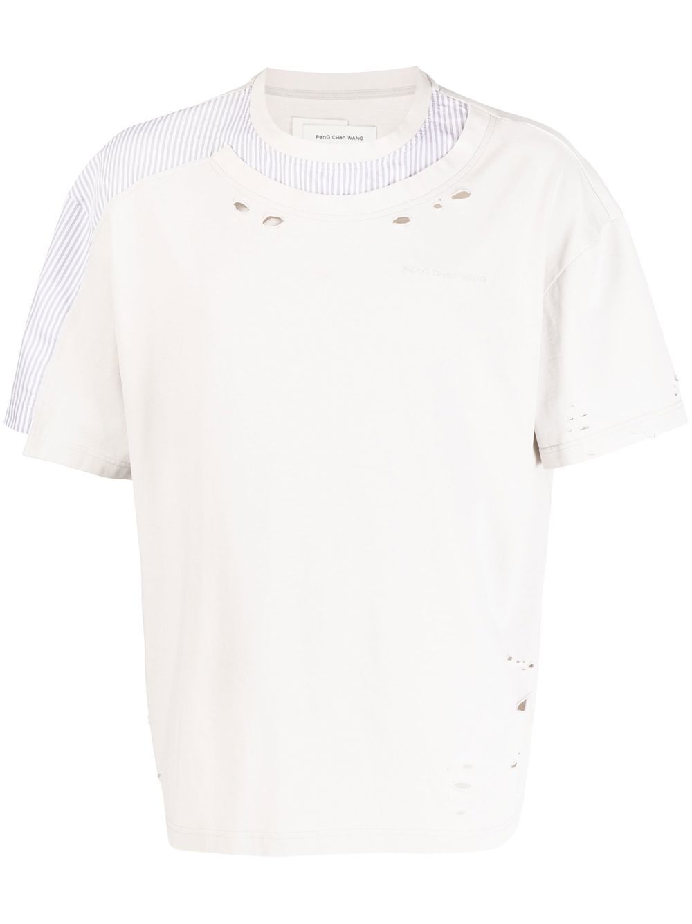 chest logo-print detail T-shirt