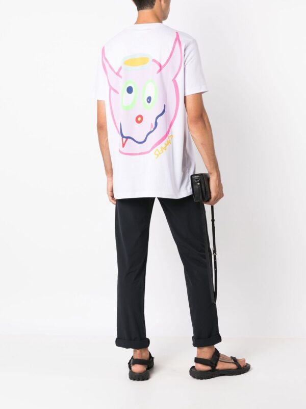 ⁦Angel Demon-print T-shirt⁩ - الصورة ⁦4⁩
