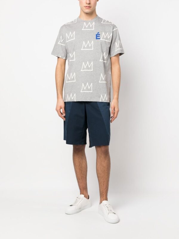 ⁦crown-print organic cotton T-shirt⁩ - الصورة ⁦2⁩