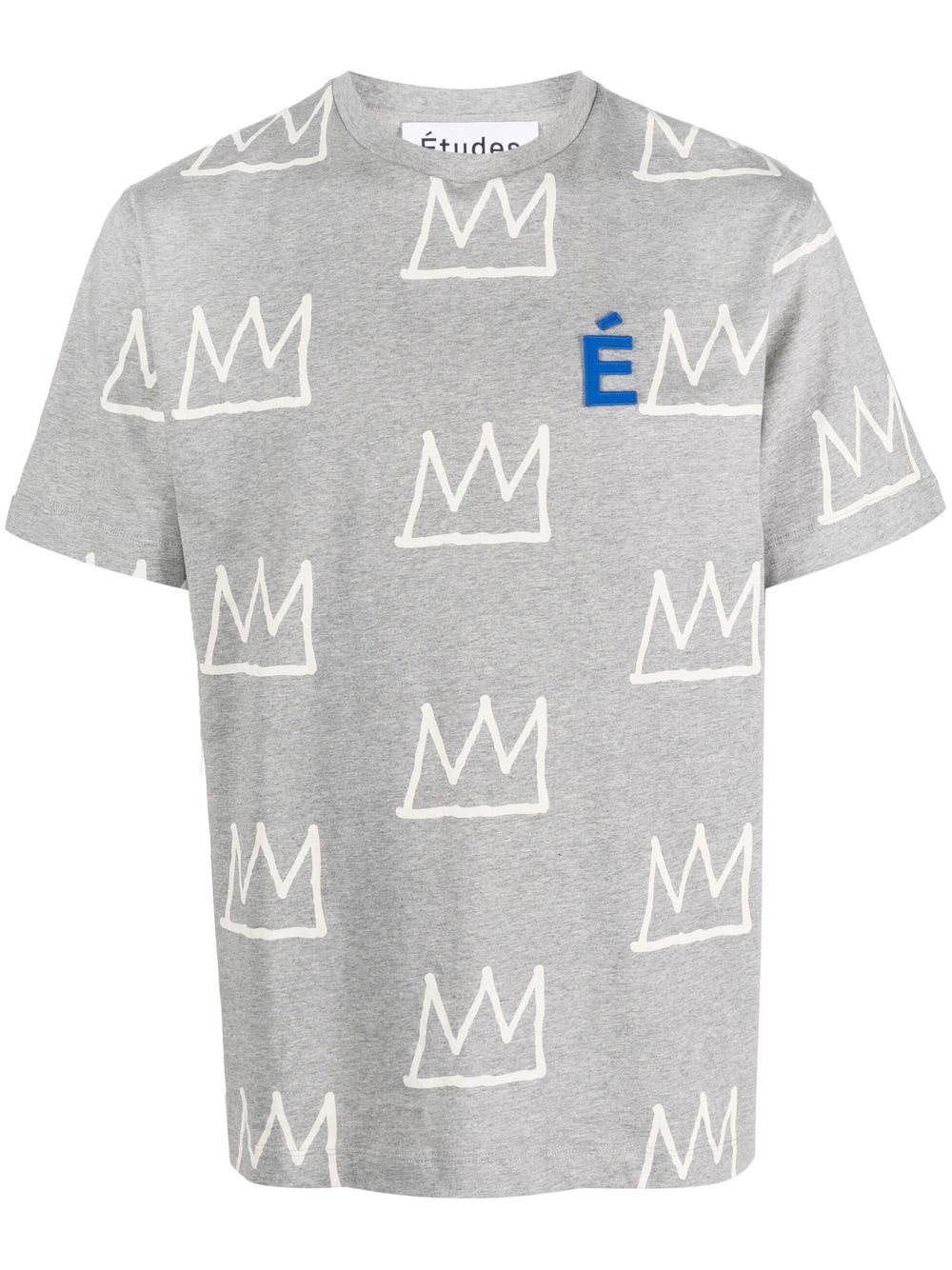 crown-print organic cotton T-shirt