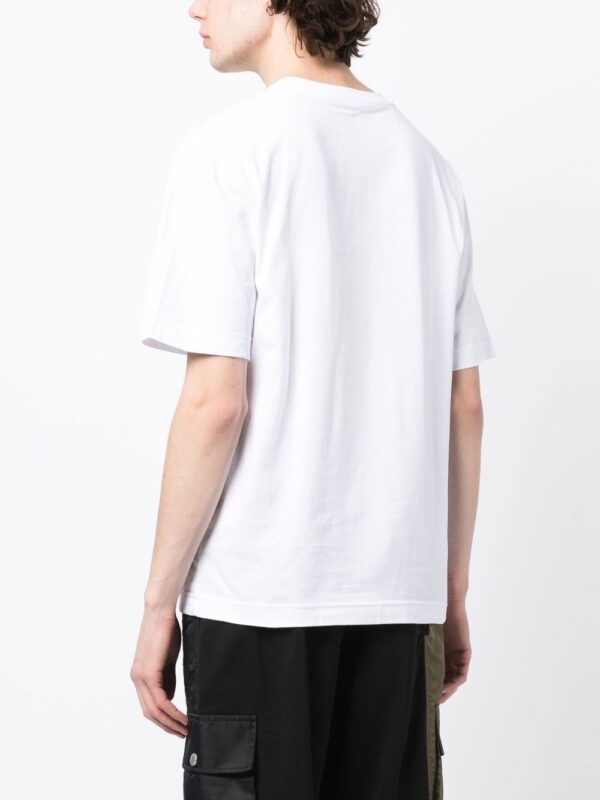 ⁦cotton logo print T-shirt⁩ - الصورة ⁦3⁩