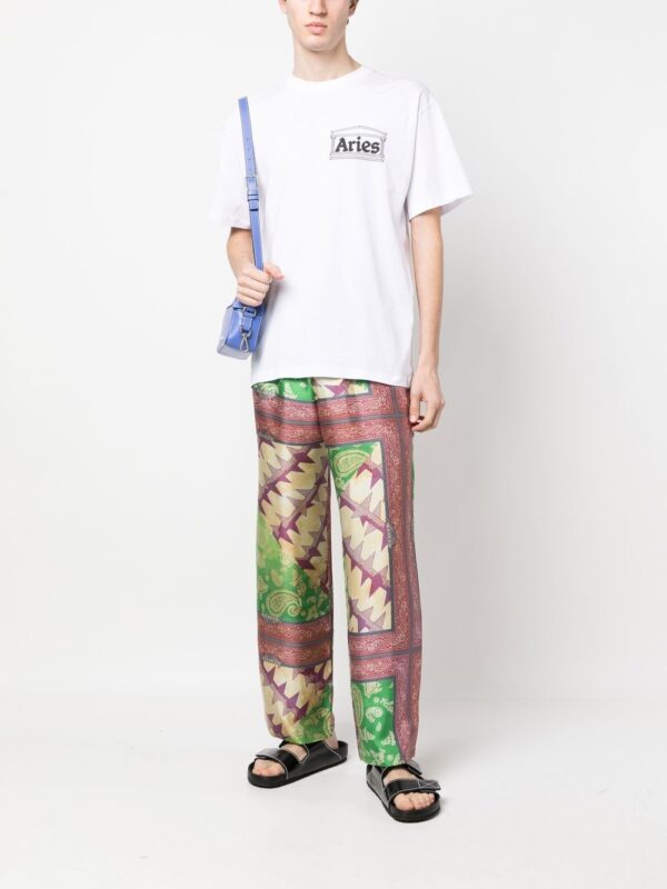 ⁦Art Trip logo-print T-shirt⁩ - الصورة ⁦2⁩