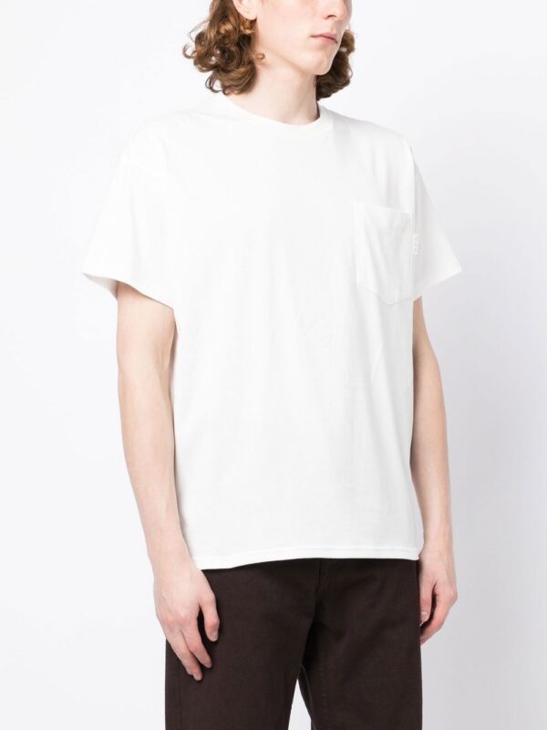 ⁦chest-pocket cotton T-shirt⁩ - الصورة ⁦4⁩