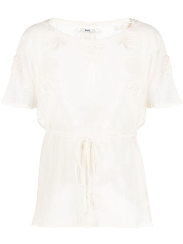 cotton embroidered design top