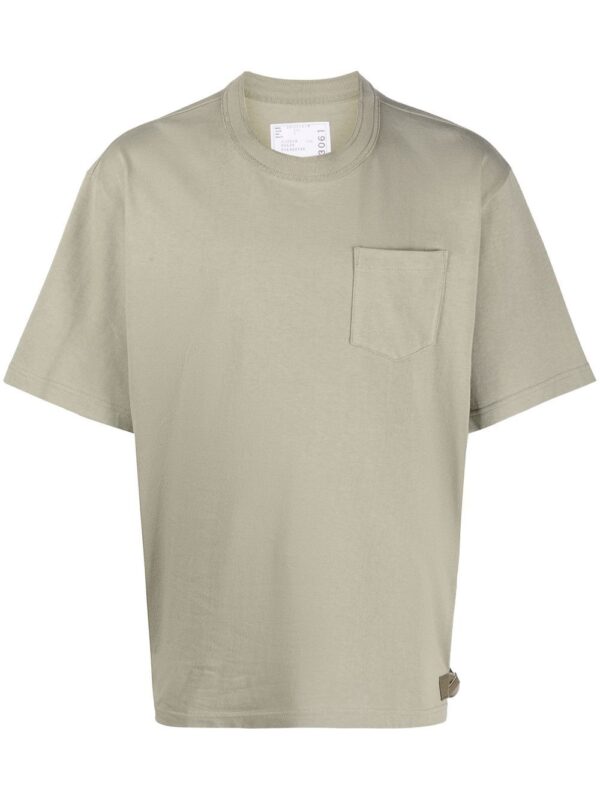 belt-tabs cotton T-shirt