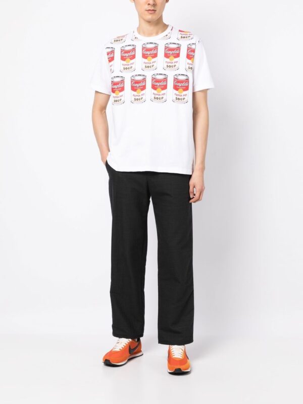⁦campbell soup graphic print T-shirt⁩ - الصورة ⁦4⁩