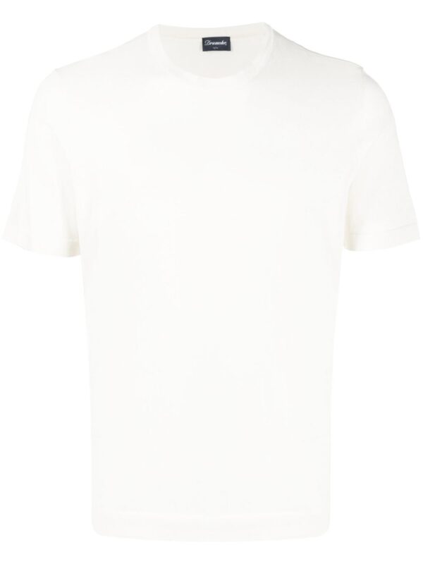 ⁦cotton crew-neck T-shirt⁩ - الصورة ⁦4⁩