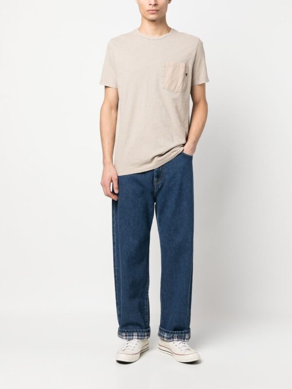 ⁦chest-pocket cotton T-shirt⁩ - الصورة ⁦3⁩