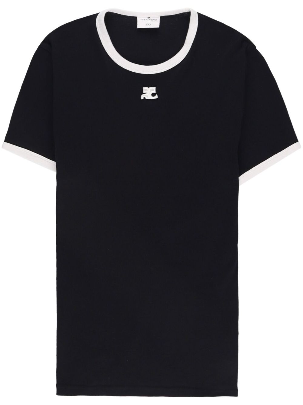 Bumpy contrast T-shirt