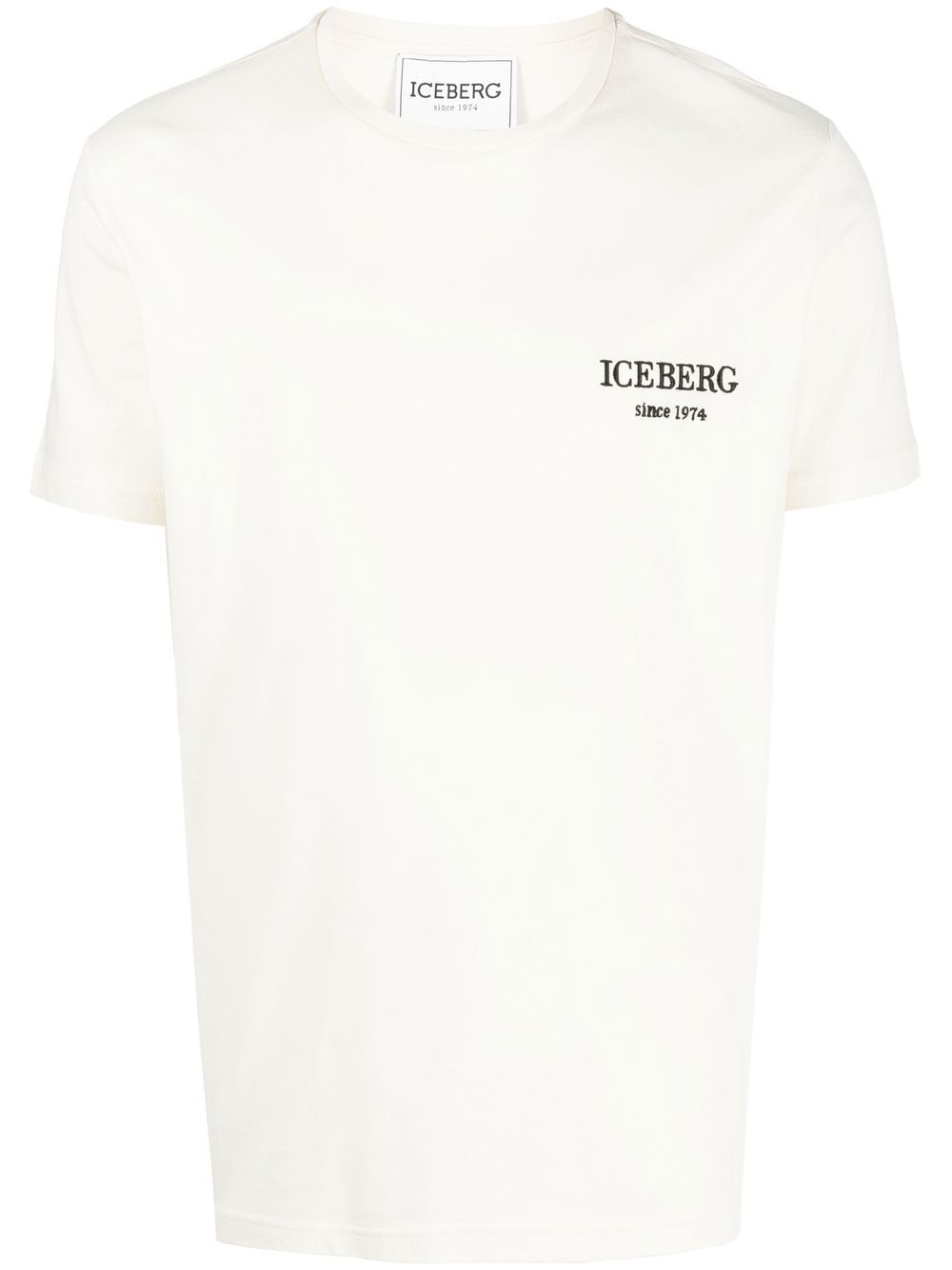 embroidered-logo detail T-shirt