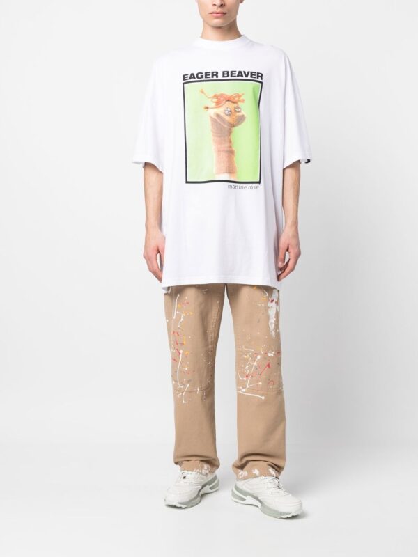 ⁦Eager Beaver cotton T-shirt⁩ - الصورة ⁦2⁩