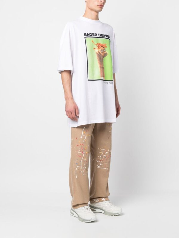 ⁦Eager Beaver cotton T-shirt⁩ - الصورة ⁦4⁩