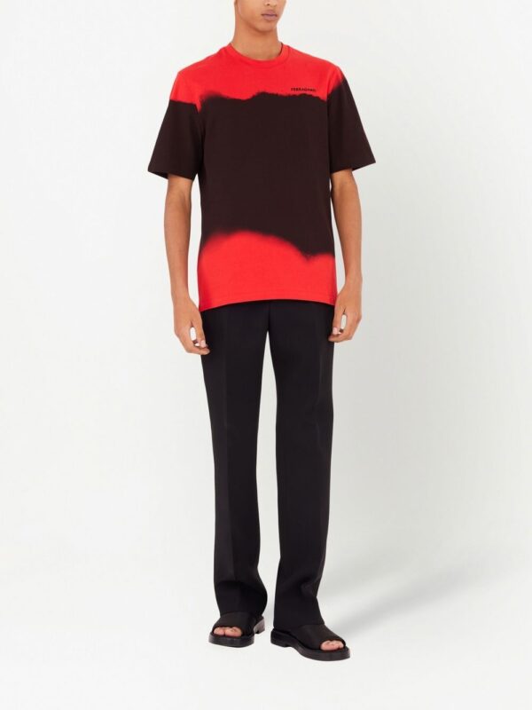 ⁦colour-block cotton T-shirt⁩ - الصورة ⁦2⁩