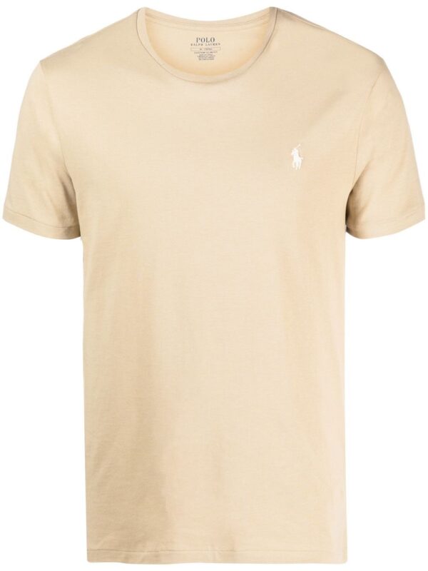 embroidered-Pony detail T-shirt