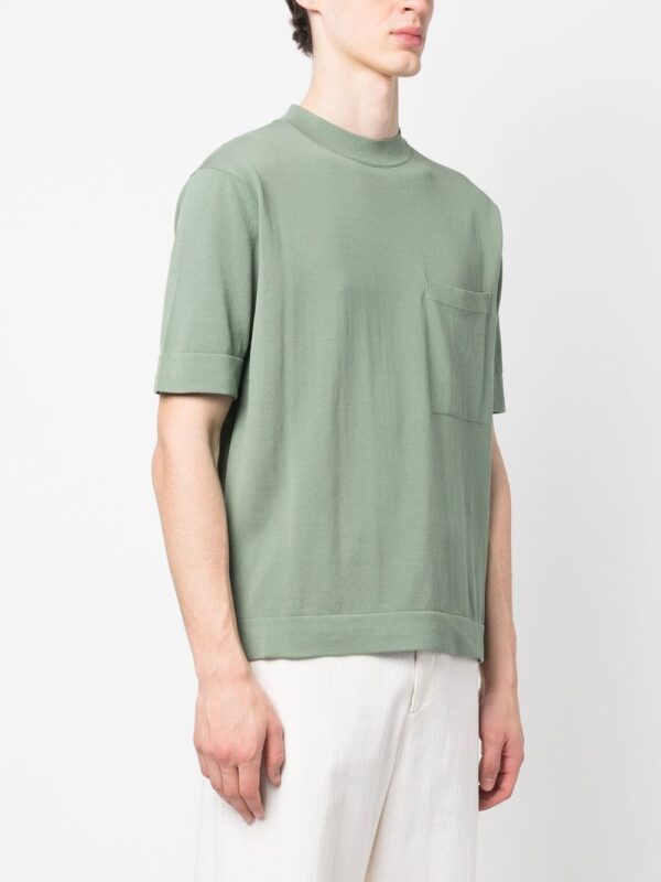 ⁦crew-neck cotton T-shirt⁩ - الصورة ⁦2⁩
