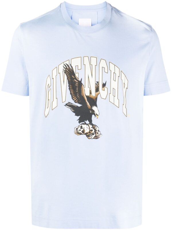 ⁦Eagle logo-print cotton T-shirt⁩ - الصورة ⁦4⁩