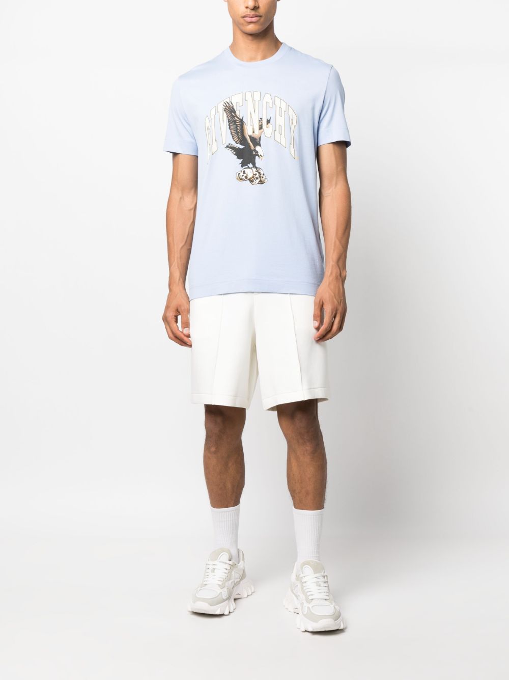 Eagle logo-print cotton T-shirt