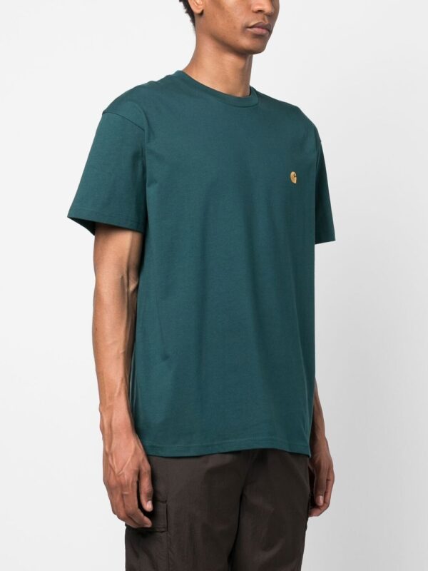 embroidered-logo cotton T-shirt