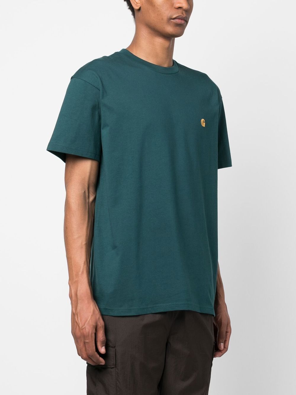 embroidered-logo cotton T-shirt