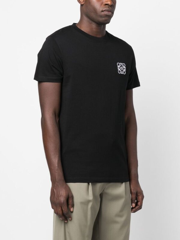 ⁦Anagram embroidered cotton T-shirt⁩ - الصورة ⁦2⁩