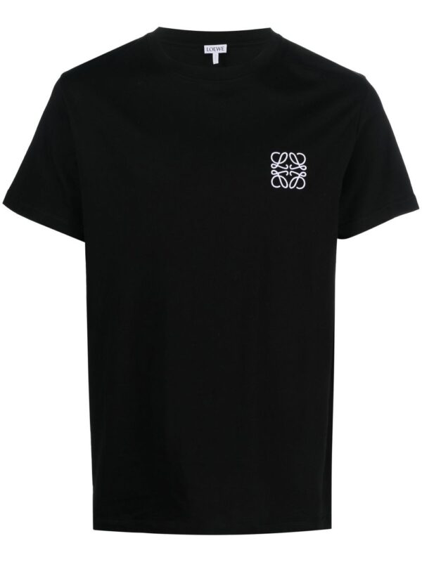 Anagram embroidered cotton T-shirt
