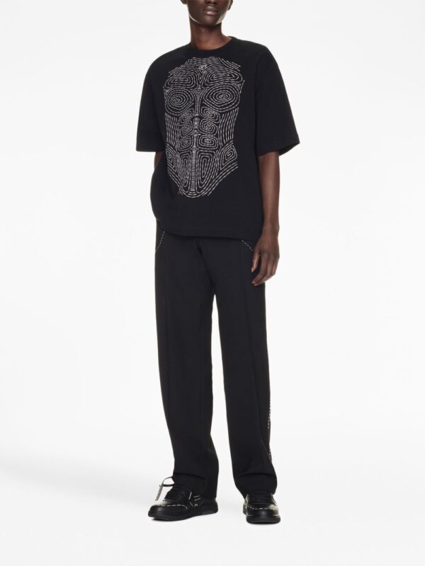 ⁦Body Stitch cotton T-shirt⁩ - الصورة ⁦3⁩
