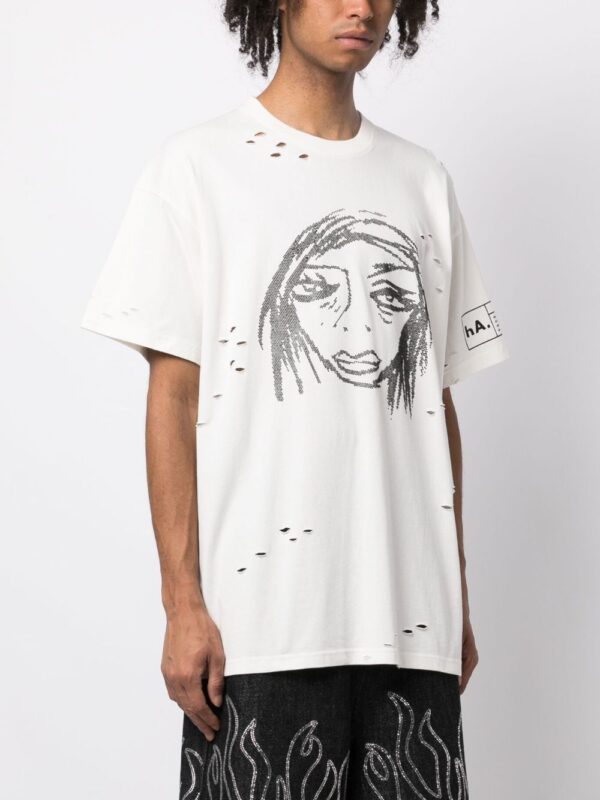 Caught My Eye studded T-shirt