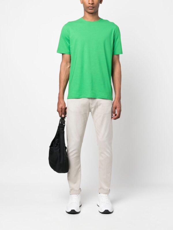 ⁦crew-neck cotton T-shirt⁩ - الصورة ⁦4⁩