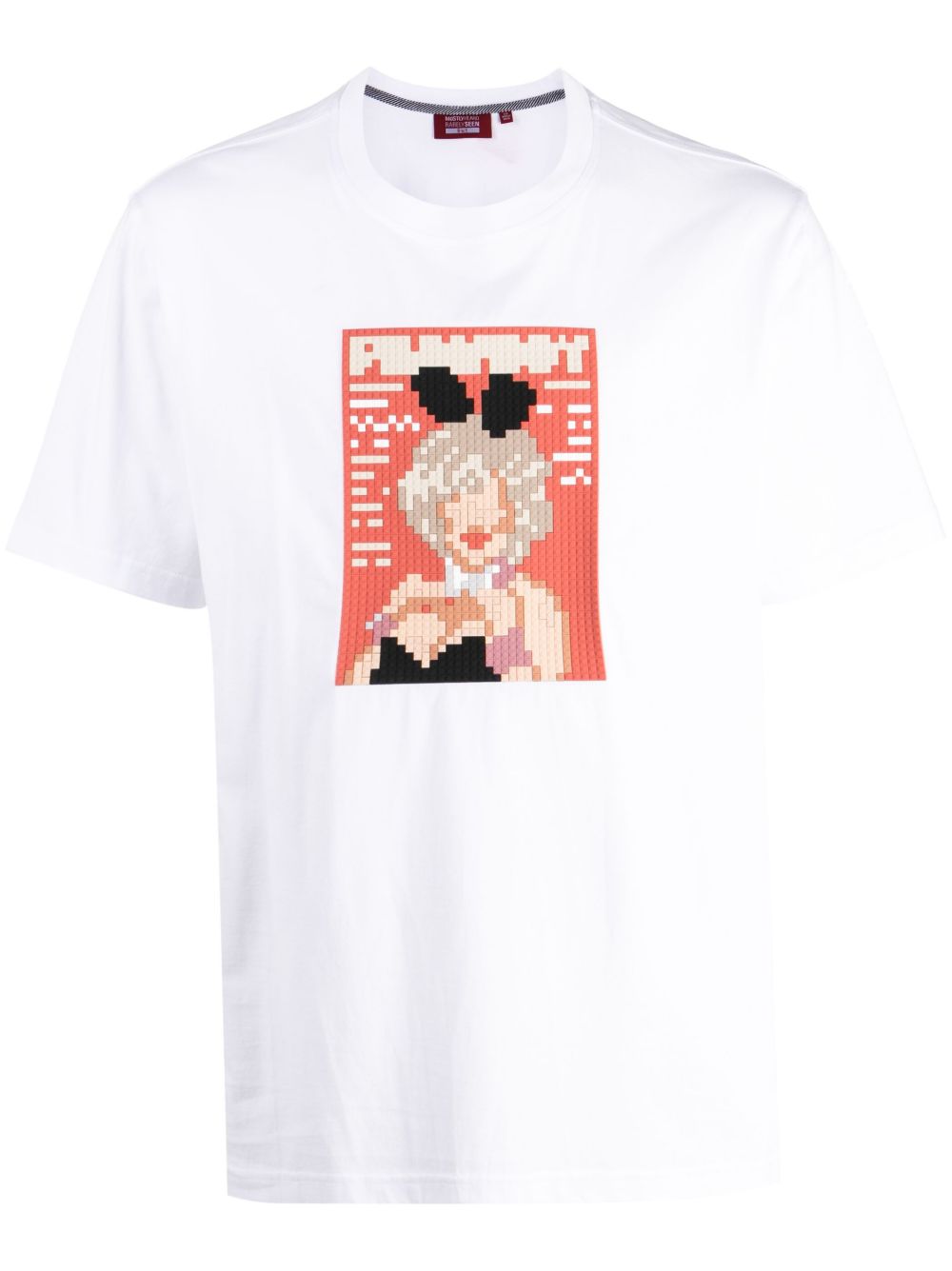bunny-print cotton T-shirt