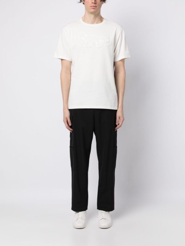 ⁦Contour Fox embroidered T-shirt⁩ - الصورة ⁦3⁩