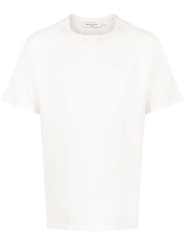 ⁦Contour Fox embroidered T-shirt⁩ - الصورة ⁦4⁩