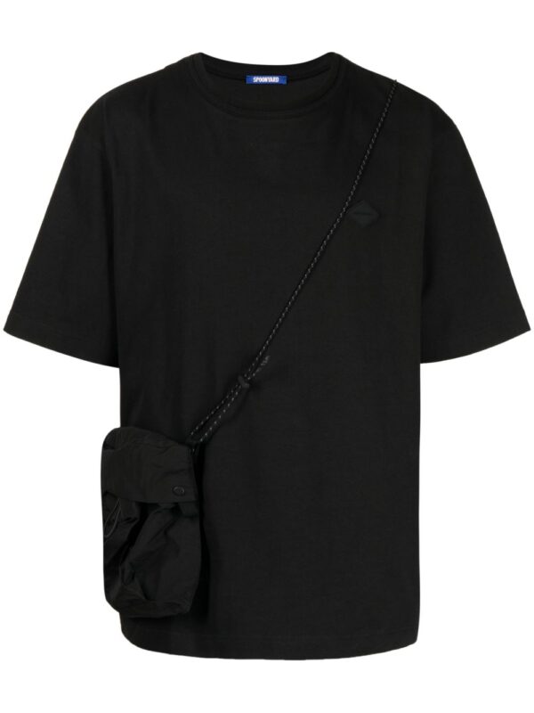 ⁦attached-pocket short-sleeve T-shirt⁩ - الصورة ⁦4⁩