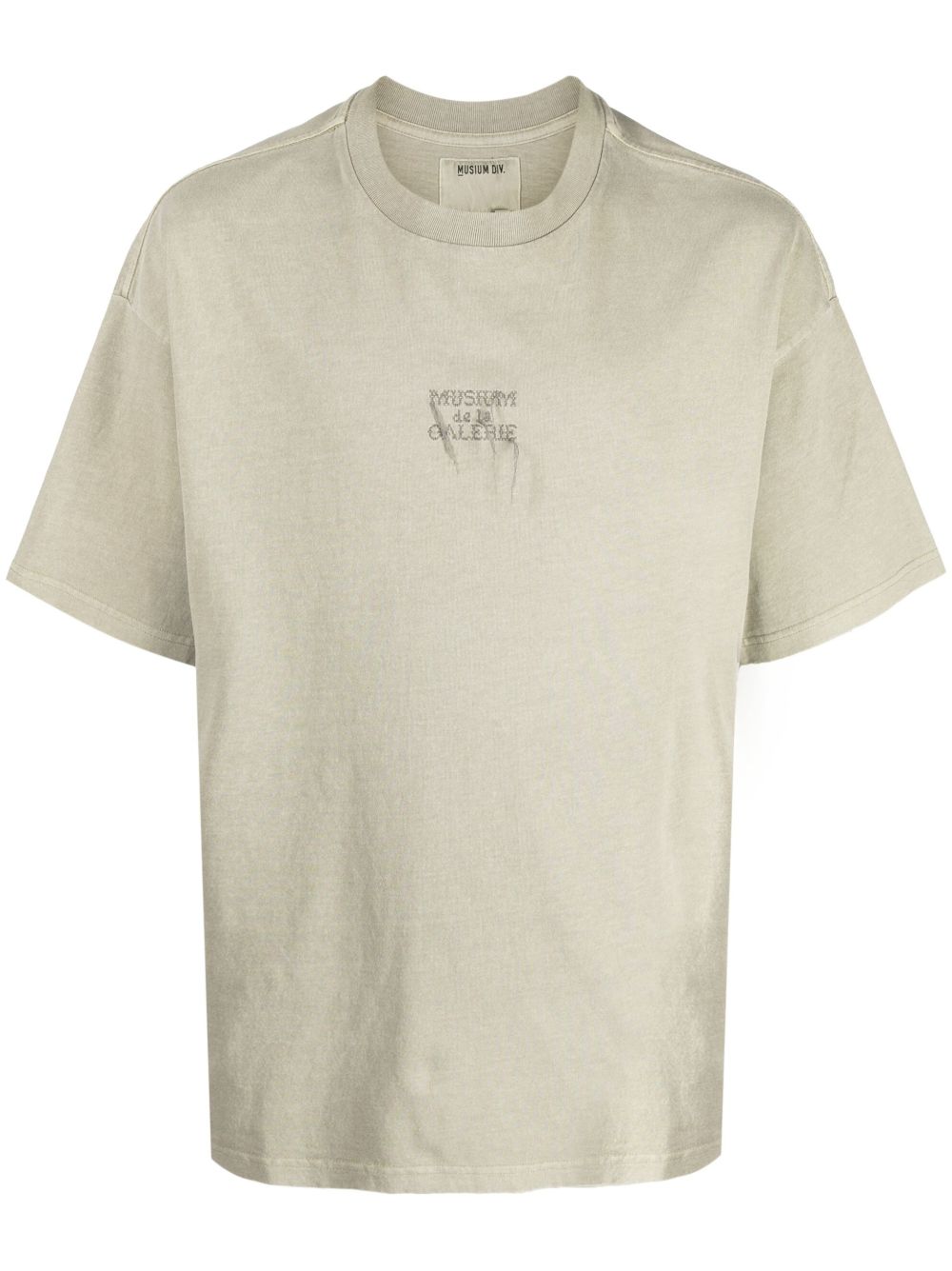 emboridered-logo short-sleeve T-shirt