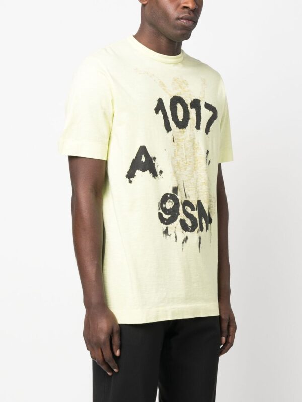 ⁦alogo-print cotton T-shirt⁩ - الصورة ⁦2⁩