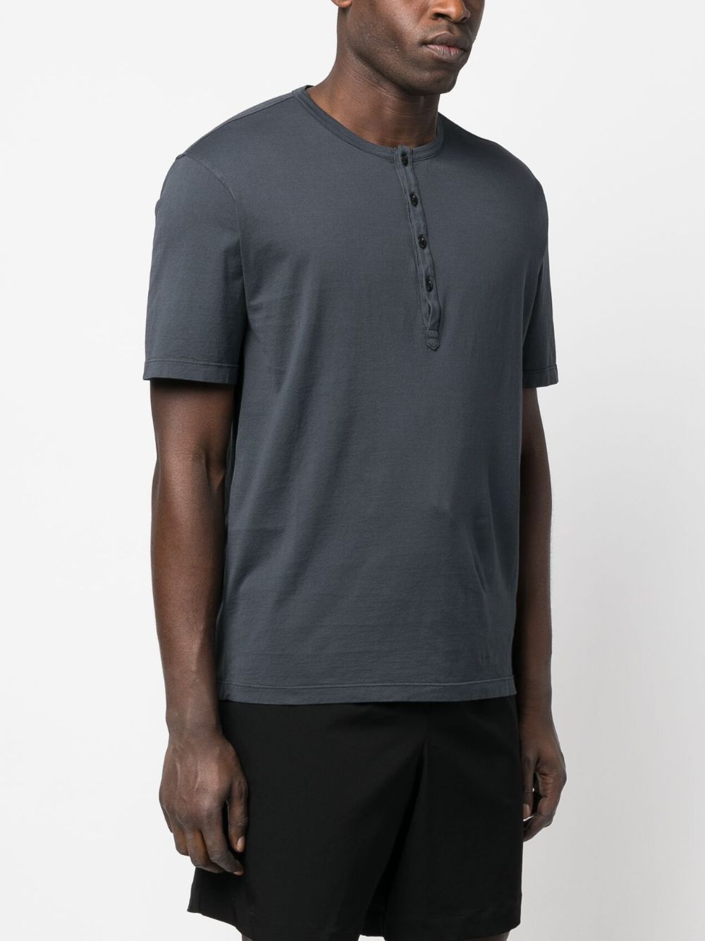 cotton Henley T-shirt