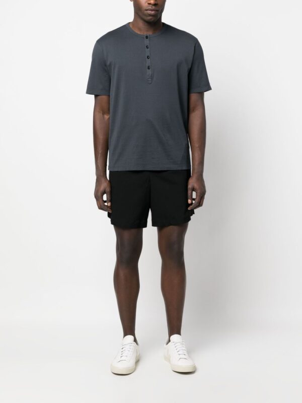 ⁦cotton Henley T-shirt⁩ - الصورة ⁦4⁩