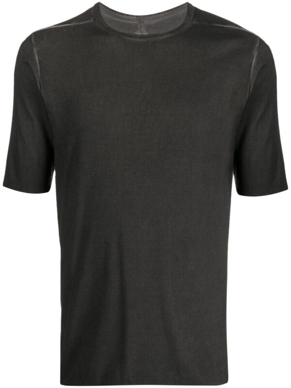faded-effect organic-cotton T-shirt