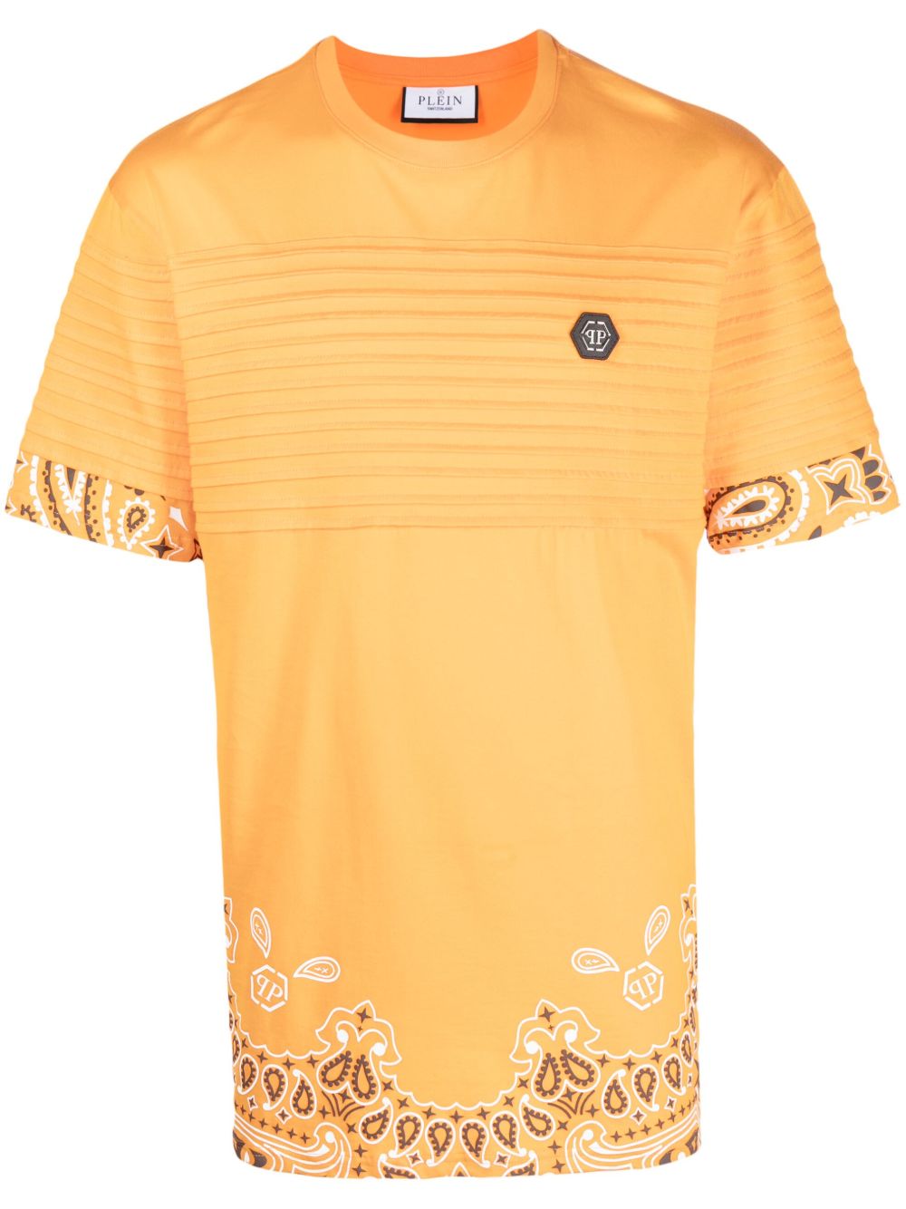 bandana-print short-sleeve T-shirt