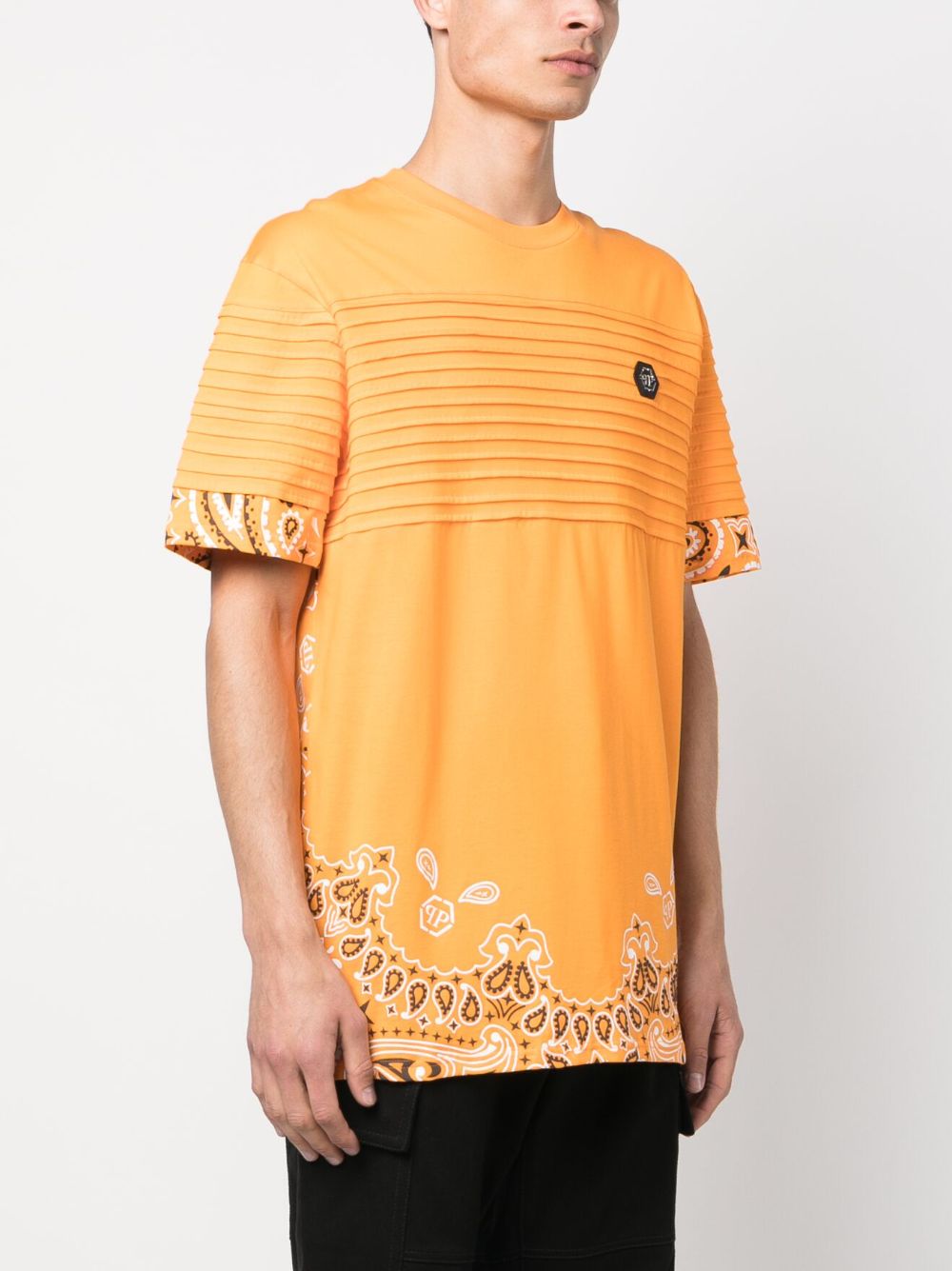 bandana-print short-sleeve T-shirt