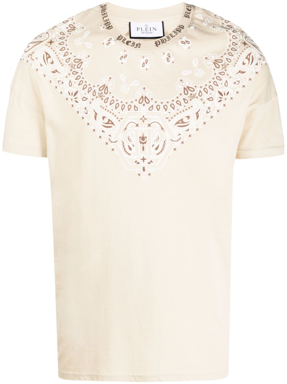 badana-print T-shirt