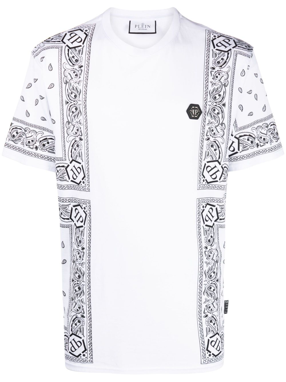 bandana-print short-sleeve T-shirt