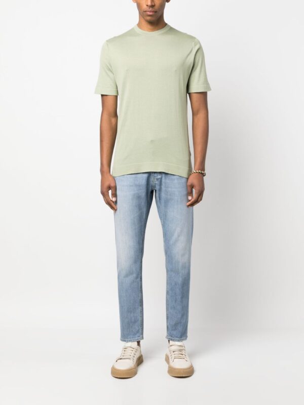 ⁦crew-neck cotton T-shirt⁩ - الصورة ⁦2⁩