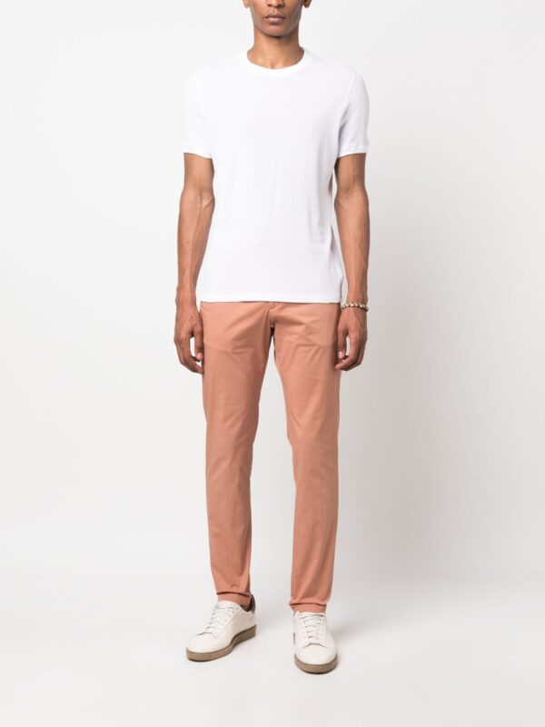 ⁦fine-knit cotton T-shirt⁩ - الصورة ⁦3⁩