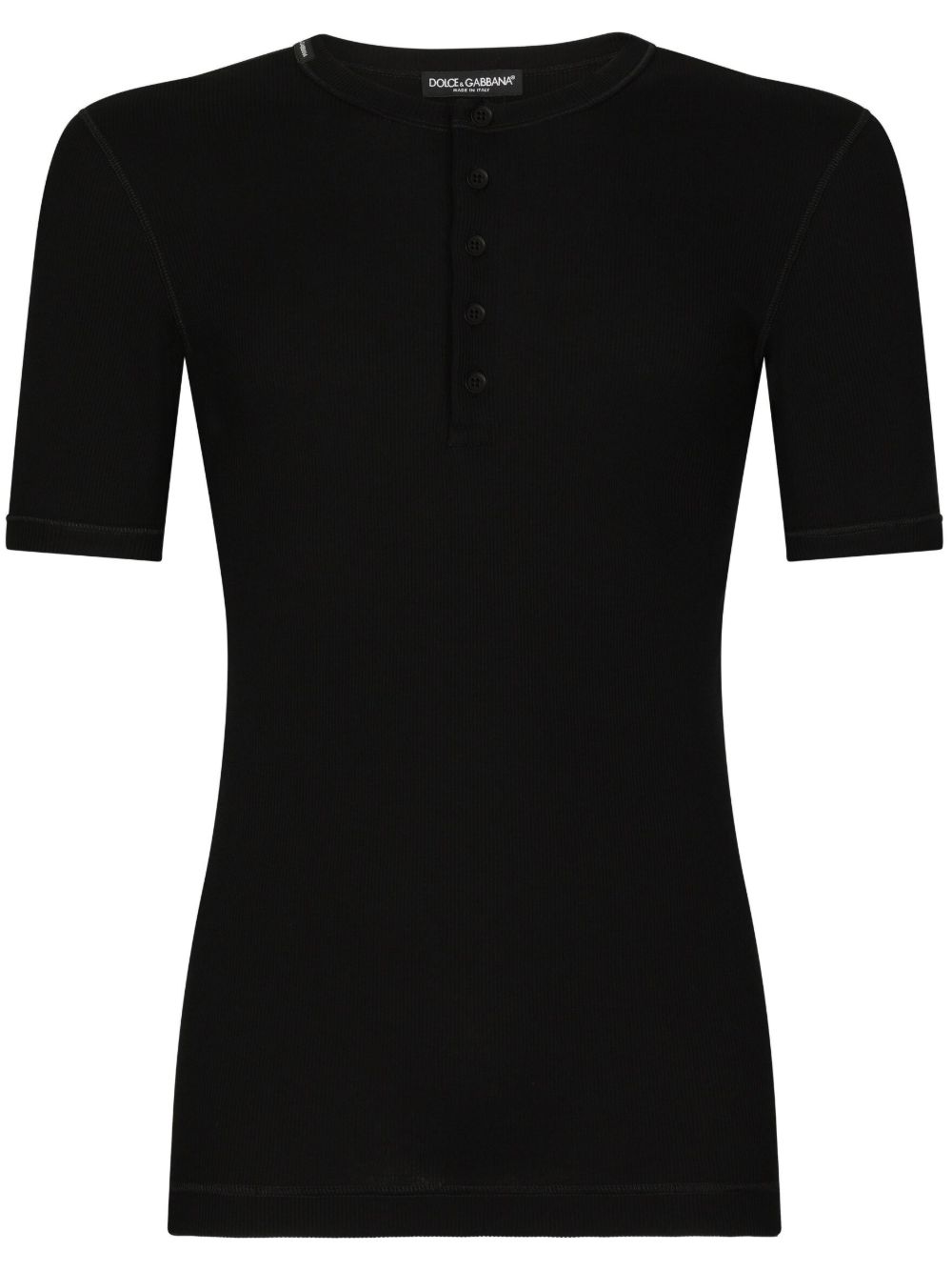 button placket T-shirt