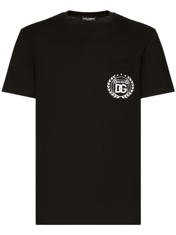 embroidered-logo cotton T-shirt