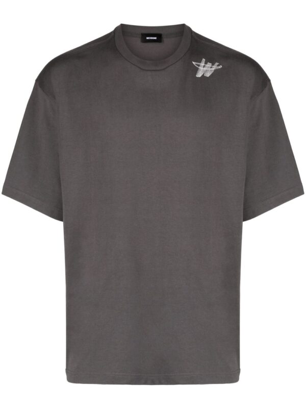 drop-shoulder cotton T-shirt