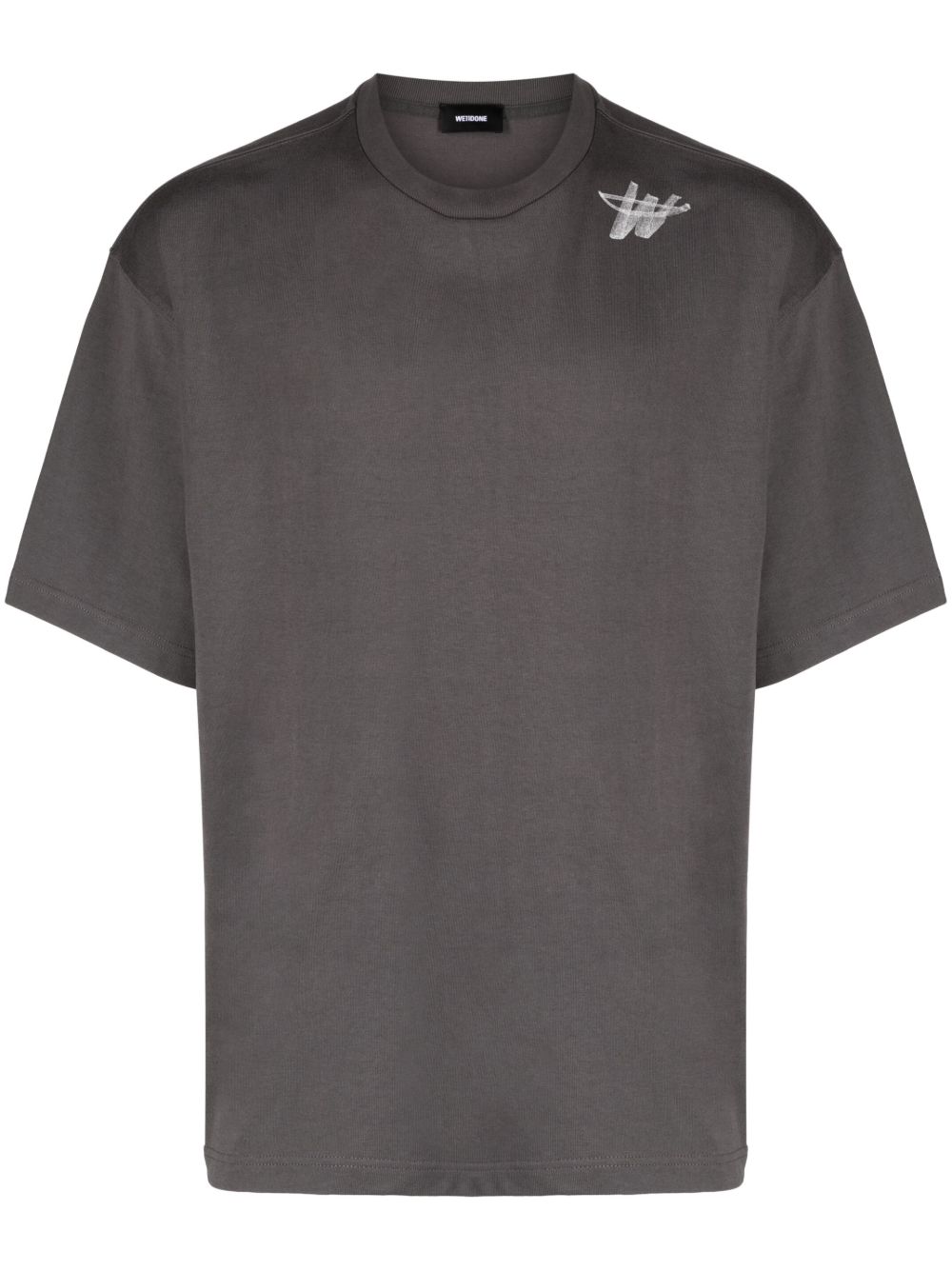 drop-shoulder cotton T-shirt