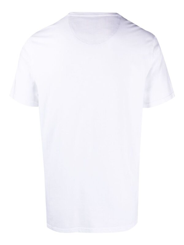 ⁦embroidered-logo cotton T-shirt⁩ - الصورة ⁦2⁩