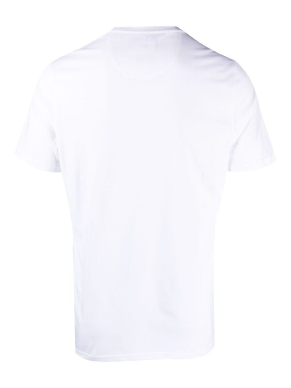 ⁦embroidered-logo cotton T-shirt⁩ - الصورة ⁦3⁩